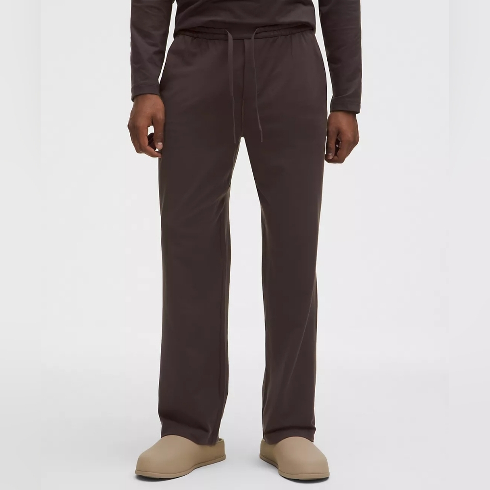 Lululemon Soft Jersey Straight Leg Men's Joggers Heathered Expresso